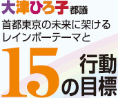 首都東京の未来に架ける
レインボーテーマと15の行動目標 