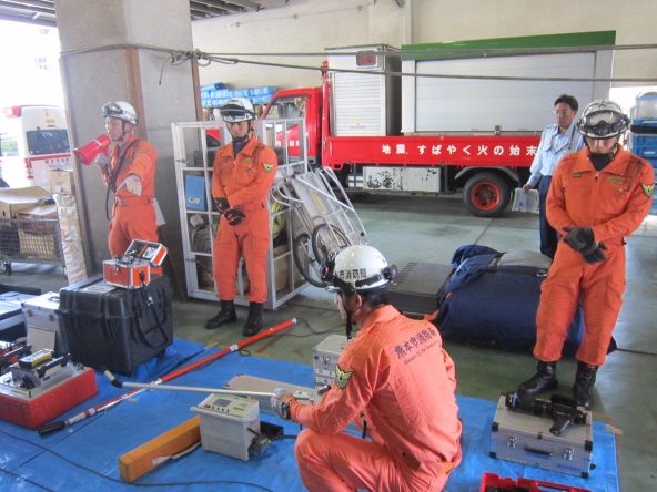 「熊本地震の人命救助等視察」編